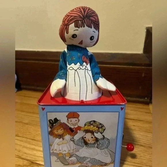 Raggedy Ann & Andy Jack in the Box by Schylling Vintage - Picture 1 of 9